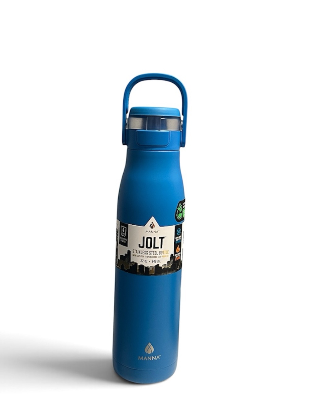 Manna JOLT Stainlee Steel Bottle 32 oz - Blue